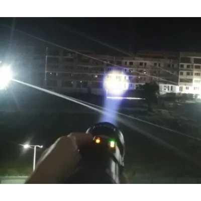 Lanterna puternica de mana ZSH AK178 cu filtre colorate