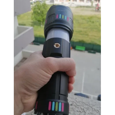 Lanterna puternica de mana ZSH AK178 cu filtre colorate