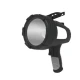 Lanterna reincarcabila 100W pliabila GD P80 cu 3 filtre color culoare negru