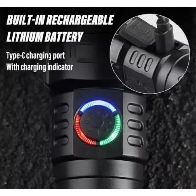 Lanterna reincarcabila LED 3 moduri iluminare type c zoom YD2319