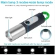 Lanterna reincarcabila prin USB Digital Thunder XST 836