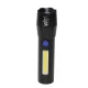 Lanterna TD-C81 cu LED CREE 3 W, LED lateral COB 3 W, acumulator integrat, zoom telescopic