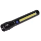 Lanterna TD-C83 cu LED CREE 7 W LED lateral COB 7 W acumulator integrat zoom telescopic