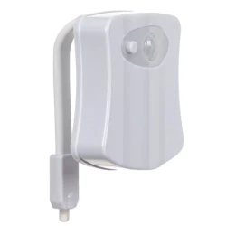 Led pentru vasul de toaleta cu senzor infrarosu de miscare si 8 lumini