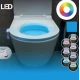 Led pentru vasul de toaleta cu senzor infrarosu de miscare si 8 lumini