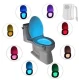 Led pentru vasul de toaleta cu senzor infrarosu de miscare si 8 lumini