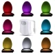 Led pentru vasul de toaleta cu senzor infrarosu de miscare si 8 lumini