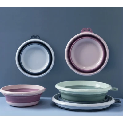 UB Lighean rotund pliabil 35cm ROZ