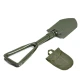 Lopata militara pliabila pentru camping verde cu husa