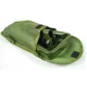 Lopata militara pliabila pentru camping verde cu husa