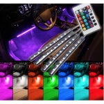 Lumini Ambientale RGB LED Cu Telecomanda Pentru Masina Q CD52
