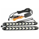 Lumini de Zi Led Auto cu Semnalizare Dinamica pentru Grila