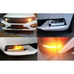 Lumini de Zi Led Auto cu Semnalizare Dinamica pentru Grila