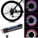 Lumini spite bicicleta, 32 LED multicolor cu 30 moduri iluminare
