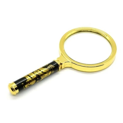 Lupa clasica cu maner 70 mm model dragon AURIU