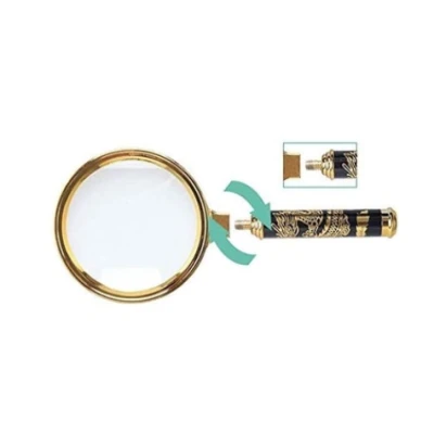 Lupa clasica cu maner 70 mm model dragon AURIU