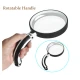 Lupa pliabila 2.5X focusare 200mm cu diametrul de 90 mm