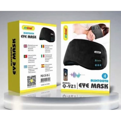 Masca Pentru Somn cu Casti si Microfon Incorporate 