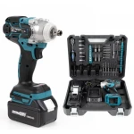 Masina de impact si insurubat cu 2 acumulatori si 43 accesorii  36V 5Ah