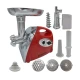 Masina electrica tocat carne MX713 de 3500W 3 site accesorii rosii functia revers motor cupru