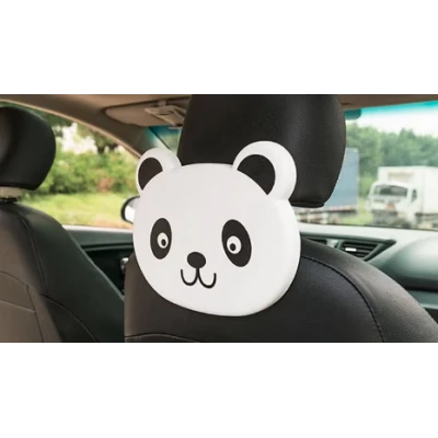 Masuta auto cu suport pahare pentru copii, 23.5 x 19 cm, Panda