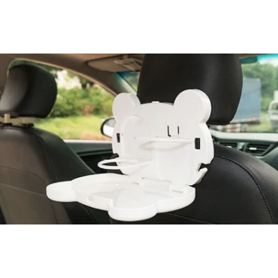 Masuta auto cu suport pahare pentru copii, 23.5 x 19 cm, Panda