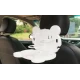 Masuta auto cu suport pahare pentru copii, 23.5 x 19 cm, Panda