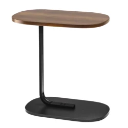 UB Masuta dreptunghiulara pentru cafea 45x60x30cm natur cu negru