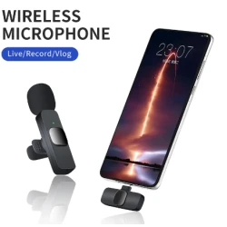 Microfon fara fir K8 tip lavaliera, conector USB tip iPhone
