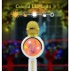 Microfon Karaoke cu Bluetooth pentru copii X6 model IEPURAS