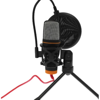 Microfon Profesional QY K222 Trepied Si Filtru