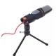 Microfon Profesional SF666 pentru Inregistrare Vocala Si Karaoke Negru