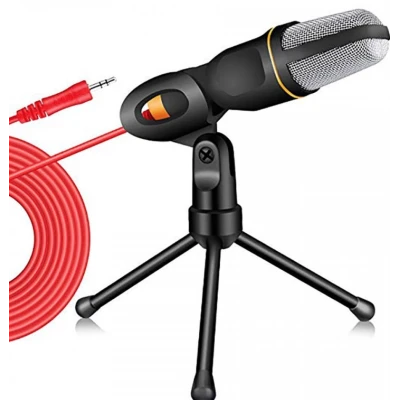 Microfon Profesional SF666 pentru Inregistrare Vocala Si Karaoke Negru