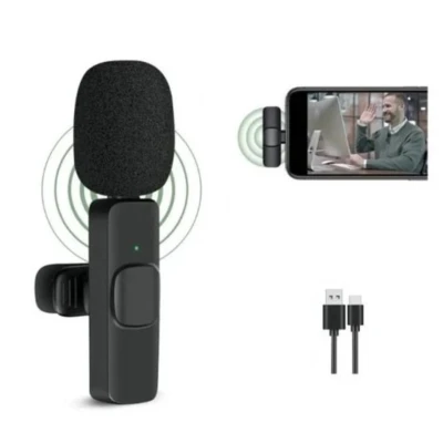 Microfon wireless K8 tip lavaliera conector USB tip C