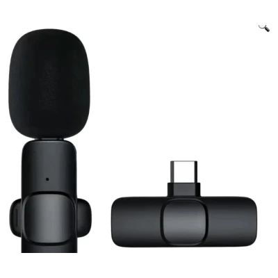 Microfon wireless K8 tip lavaliera conector USB tip C