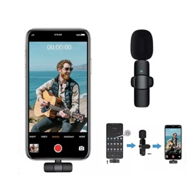 Microfon wireless K8 tip lavaliera conector USB tip C