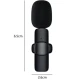 Microfon wireless K8 tip lavaliera conector USB tip C