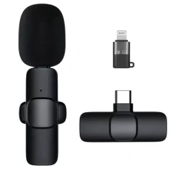 Microfon wireless K8 tip lavaliera conector USB tip C/iPhone