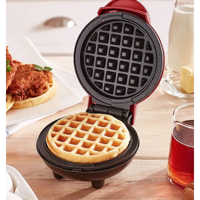 Mini aparat de facut gofre/vafe putere 350W