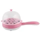 Mini aparat electric cu fierbator 2in1 pentru oua ROZ