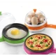 Mini aparat electric cu fierbator 2in1 pentru oua ROZ