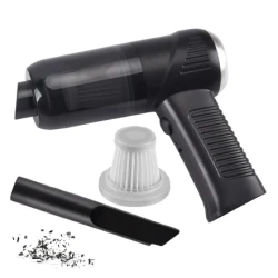 Mini aspirator LT 008 portabil 2 in 1 negru