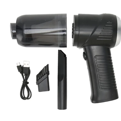 Mini aspirator LT 008 portabil 2 in 1 negru