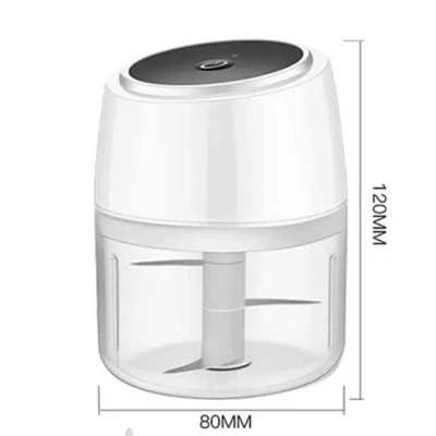 Mini Blender electric, 3 cutite, incarcare USB, tocator pentru legume 250 ML
