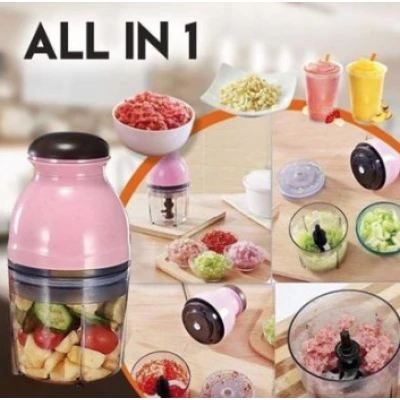 Mini blender multifunctional otel inoxidabil Roz