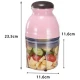 Mini blender multifunctional otel inoxidabil Roz