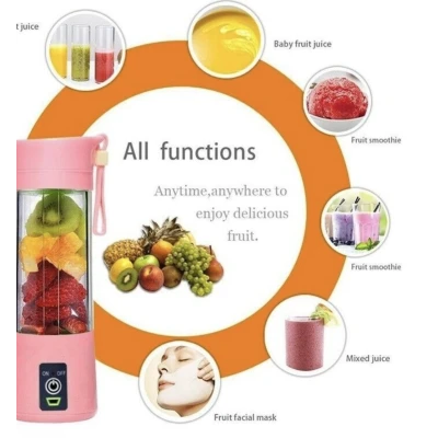 Mini blender portabil alimentare prin USB electric colorat