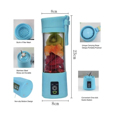Mini blender portabil alimentare prin USB electric colorat