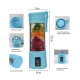 Mini blender portabil alimentare prin USB electric colorat