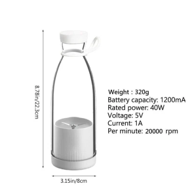 UB Mini blender portabil cu încarcare USB 350ML